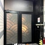 C9B-1096 (烤漆顏色FR-9622)中和包框社區雙開大門