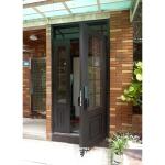 三峽玻璃玄關門安裝C9B-1078 (烤漆顏色FR-9637M1) (3)