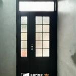 淡水子母門安裝C9B-1078 (烤漆顏色FR-81255) (4)