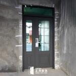 含開天設計 玻璃子母門設計C9B-1078 (烤漆顏色FR-2898G) (1)