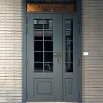 台北文山玻璃玄關門安裝C9B-1078 (烤漆顏色FR-2910) (5)