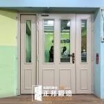 C9B-1098 門面換新 (門扇FR-2457.門花FR-9622) 新竹新做門面換新安裝 (2)