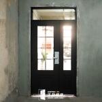 含開天設計 玻璃子母門設計C9B-1078 (烤漆顏色FR-2898G) (3)