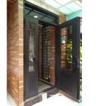 三峽玻璃玄關門安裝C9B-1078 (烤漆顏色FR-9637M1) (2)