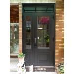 三峽玻璃玄關門安裝C9B-1078 (烤漆顏色FR-9637M1) (1)