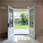 雙開玻璃玄關門安裝C9B-1078 (烤漆顏色FR-1737M2) (1)