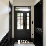 林口玻璃玄關門安裝C9B-1078 (烤漆顏色FR-2910M1) (1)