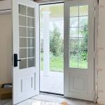 雙開玻璃玄關門安裝C9B-1078 (烤漆顏色FR-1737M2) (3)