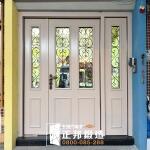 C9B-1098 門面換新 (門扇FR-2457.門花FR-9622) 新竹新做門面換新安裝 (7)