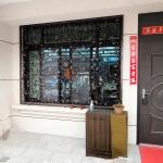 歐式風格紅古銅色防盜鐵窗C9D-1069