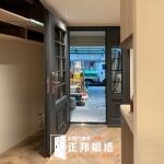 C9B-1078 (烤漆顏色FR-2910)新北新作子母門安裝 (3)