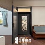 C9B-1011紗門 (烤漆顏色FR-2911) 台中雙玄關包框安裝 (1)