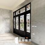 C9B-4014 (烤漆顏色FR-91024)門花(FR-91024+花葉挑金) 花蓮門面換新 (7)