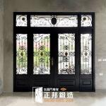 C9B-4014 (烤漆顏色FR-91024)門花(FR-91024+花葉挑金) 花蓮門面換新 (1)