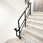 C9E-1072 (烤漆顏色FR-8677G)中壢樓梯扶手 簡單樓梯扶手款式安裝 (1)