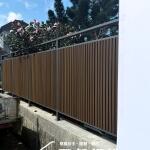 C9F-2089 塑木欄杆 (FR-2898G+長城板塑木-緬釉色) 新北OT塑木欄杆 (8)