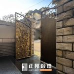 C9C-4060 (含背封版)(顏色3811) 平鎮雙開庭院小門安裝 庭院門 (2)