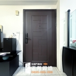 C9B-2021 平(烤漆色號FR-8679) 板橋換門 包框乾式施工 (3)