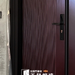 C9B-7011 (FR-8679YH02)宜蘭 波浪木紋大門 木雕門 雙開大門 (4)
