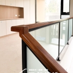 C9E-2013 玻璃護欄 玻璃樓梯扶手 (FR-9622)+10噴砂強化不沾手) 新屋 (18)