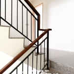 C9E-1081 (FR-9622) 新屋樓梯扶手 木扶手面 樓梯廠商推薦 (1)