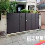 C9C-2070雙開簡約庭院門 (烤漆顏色FR-8679M1)