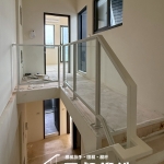 C9E-2012 (烤漆顏色FR-1737M2、10光強) 芎林樓梯扶手廠商安裝 (10)