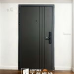 C9B-2040 (烤漆顏色FR-2898)瞄眼 新營乾式施工換門安裝 (2)