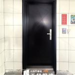 C9B-2066 台北包框(烤漆顏色FR-9622) 玄關門安裝 (3)