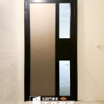 C9B-3019 10茶強化(FR-96222504岩黑織木) 玄關門 安裝門 (2)