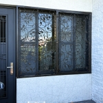 C9D-1002 4扇 (古典褐) 苗栗防盜窗安裝 (2)