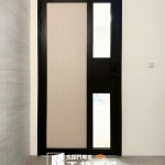 C9B-3019 10茶強化 (FR-96222503灰煙織木) 辦公室大門 住家大門 (2)