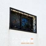 C9D-1002 4扇 (古典褐) 苗栗防盜窗安裝 (1)