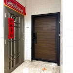 C9B-3020 (烤漆顏色FR9623胡桃木色) 台中住家包框換門 (3)