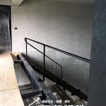 工業風黑色樓梯扶手 C9E-1080 極簡線條設計(黑消光 烤漆顏色FR-9622M1)