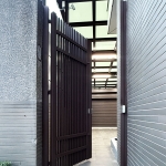 C9C-2067 (烤漆顏色FR-8677G) 庭院格柵門 安裝廠商推薦 (2)