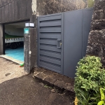 C9C-2062+右側正反面三角形封板 (烤漆顏色FR-2910M1) 三芝庭院門安裝 (3)