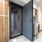 C9B-2058 (烤漆顏色FR-2910) 台中素面玄關門推薦 (2)