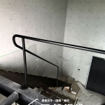 工業風黑色樓梯扶手 C9E-1080 極簡線條設計(黑消光 烤漆顏色FR-9622M1)