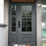 C9B-1078 內門C9A-1043含開天(皆FR-2898) 林口玄關門安裝 (3)