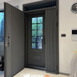 C9A-1043 外門C9B-1078 含開天(皆FR-2898)林口玄關門安裝 (1)