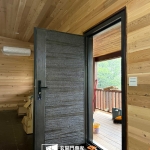 C9A-1050(刷古典褐) 內灣玄關門安裝 (4)