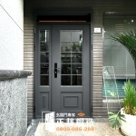 C9B-1078 內門C9A-1043含開天(皆FR-2898) 林口玄關門安裝 (4)