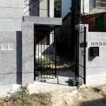 C9C-2059(噴漆消光黑) 新豐庭院門安裝 (2)