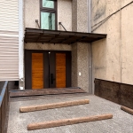 C9G-1029(古典褐)玻璃(10mm強化茶色玻璃5片) 龍潭雨遮安裝 (4)