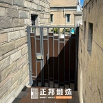 C9C-4027(不含信箱)(FR-2898G、胡桃木色) 新竹庭院門安裝 (4)