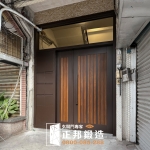 老舊公寓信箱大門翻新 (FR-8675.柚木色)