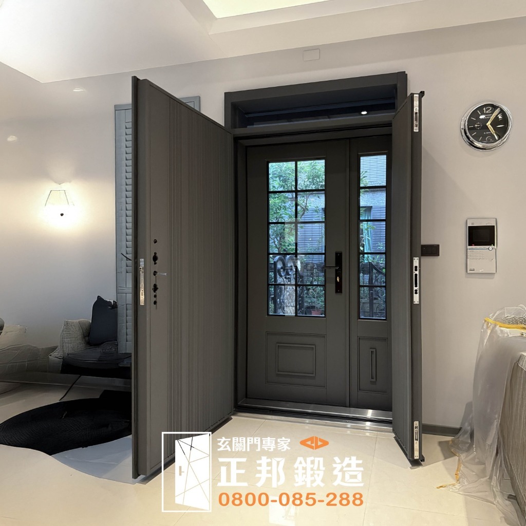 玄關門推薦 子母雙玄關門